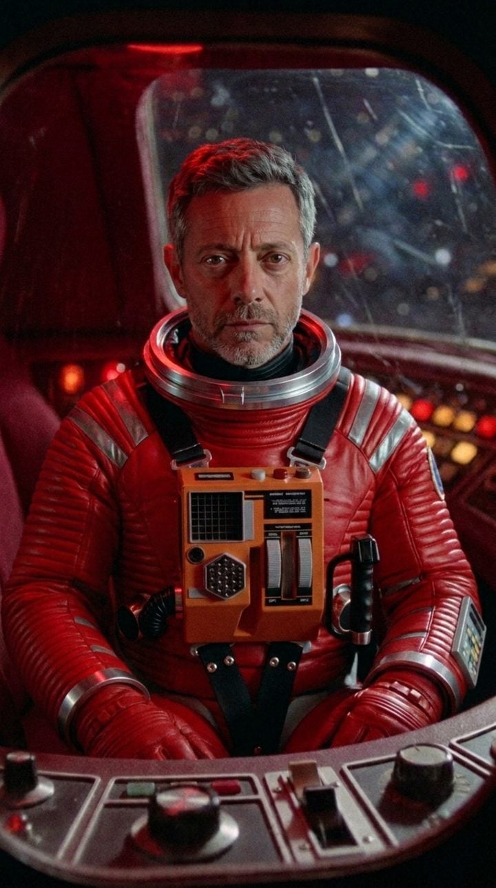 Fernando in the red pod asking to be let in